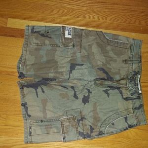 Us Polo ASSN Boys Cargo Camouflage Shorts